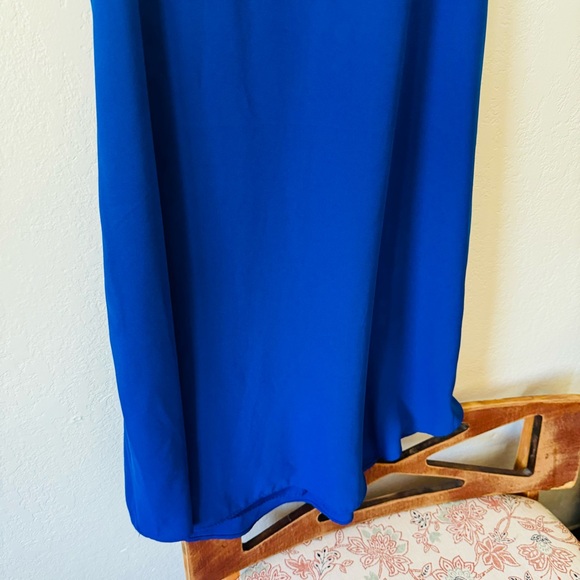 NWT | Apt. 9 | royal blue embroidered dress - Picture 4 of 5